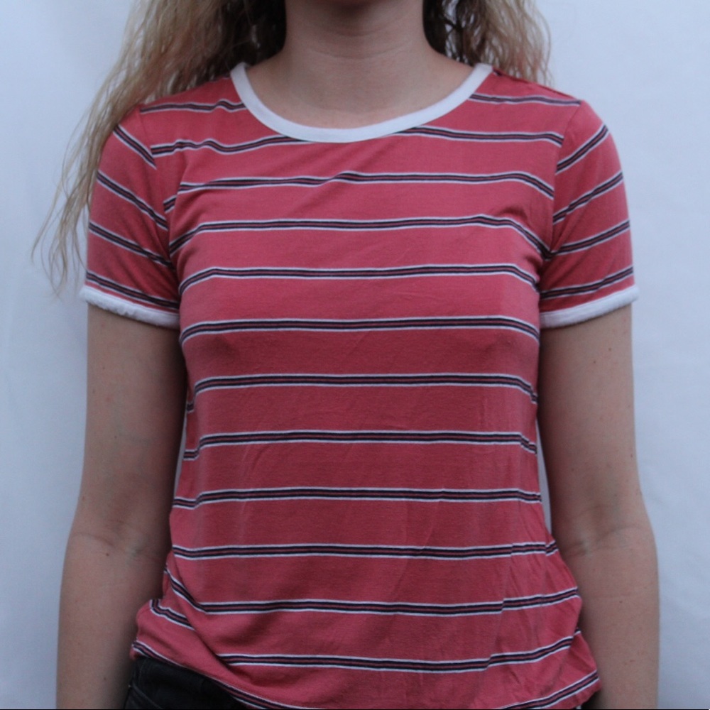 Pink republic striped top